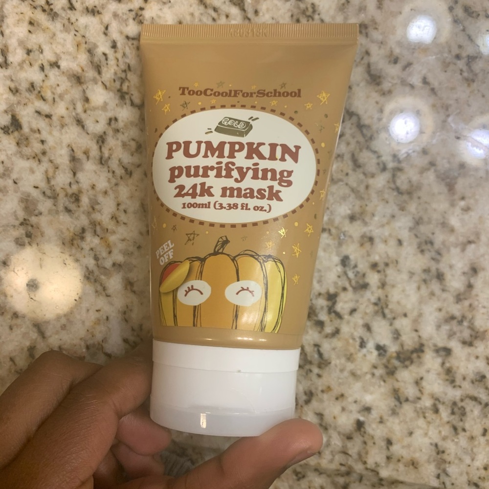 TooCoolForSchool Pumpkin 24K  Peel Off Mask